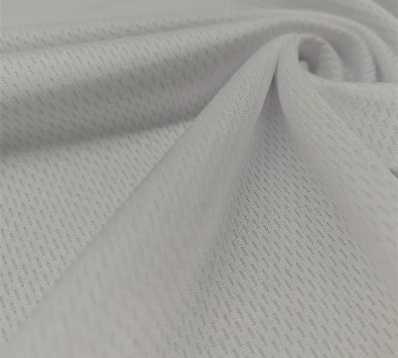 100% Polyester 230 GSM Bird Eye Mesh Fabric for Sports T-Shirts gallery 2