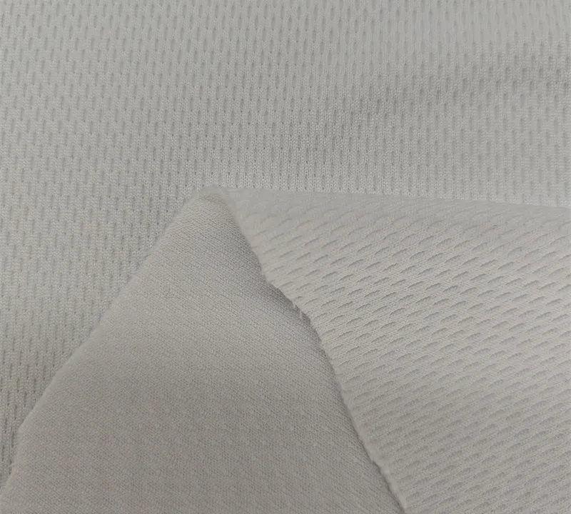 100% Polyester 230 GSM Bird Eye Mesh Fabric for Sports T-Shirts gallery 5
