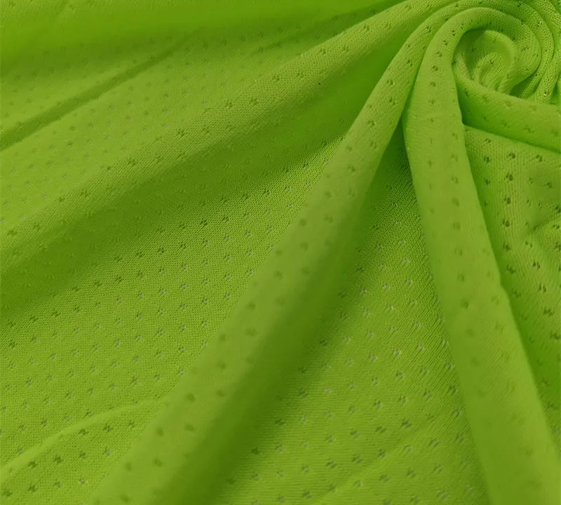 100% Polyester Butterfly Jacquard Mesh Fabric for Sportswear gallery 2