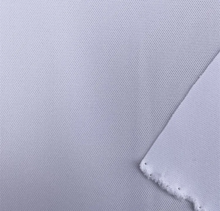 100% Polyester Double-Knit Interlock Pin Dot Mesh Fabric gallery 3