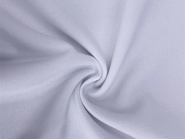 100% Polyester Double-Knit Interlock Pin Dot Mesh Fabric | Changle Textile