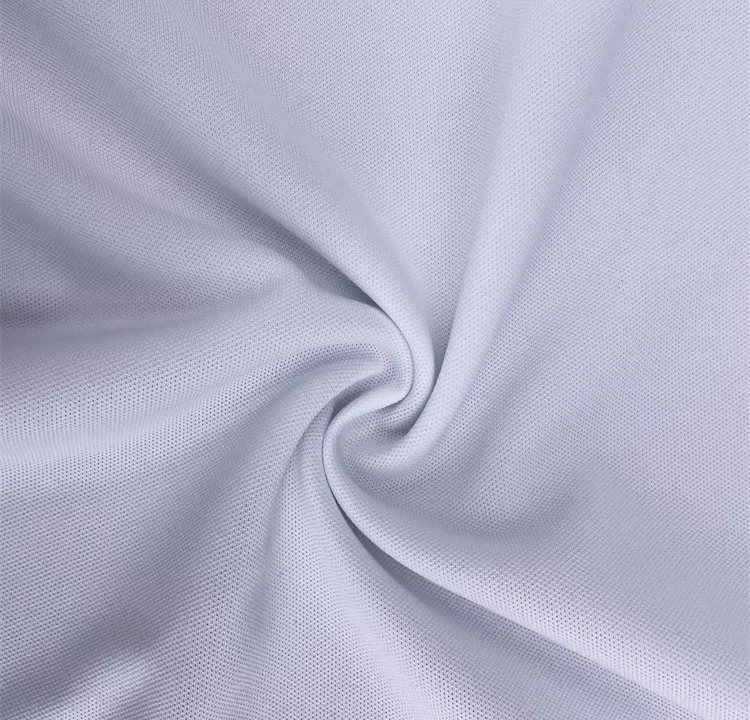 100% Polyester Double-Knit Interlock Pin Dot Mesh Fabric