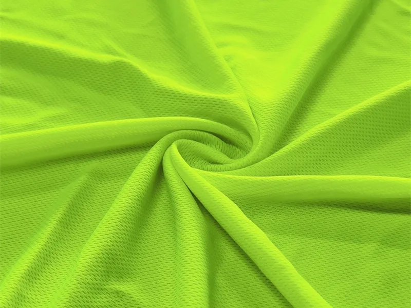 100% Polyester fluorescent bird eye mesh fabric for safety vest gallery 2