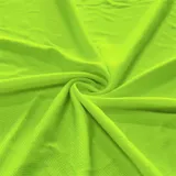 100% Polyester Fluorescent Bird Eye Mesh Fabric for Safety Vests gallery 2