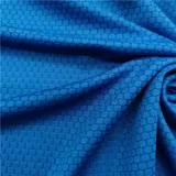 100% Polyester Quick-Dry Hexagonal Football Mesh Fabric gallery 2