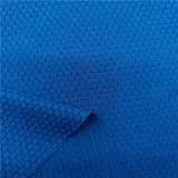 100% Polyester Quick-Dry Hexagonal Football Mesh Fabric gallery 5