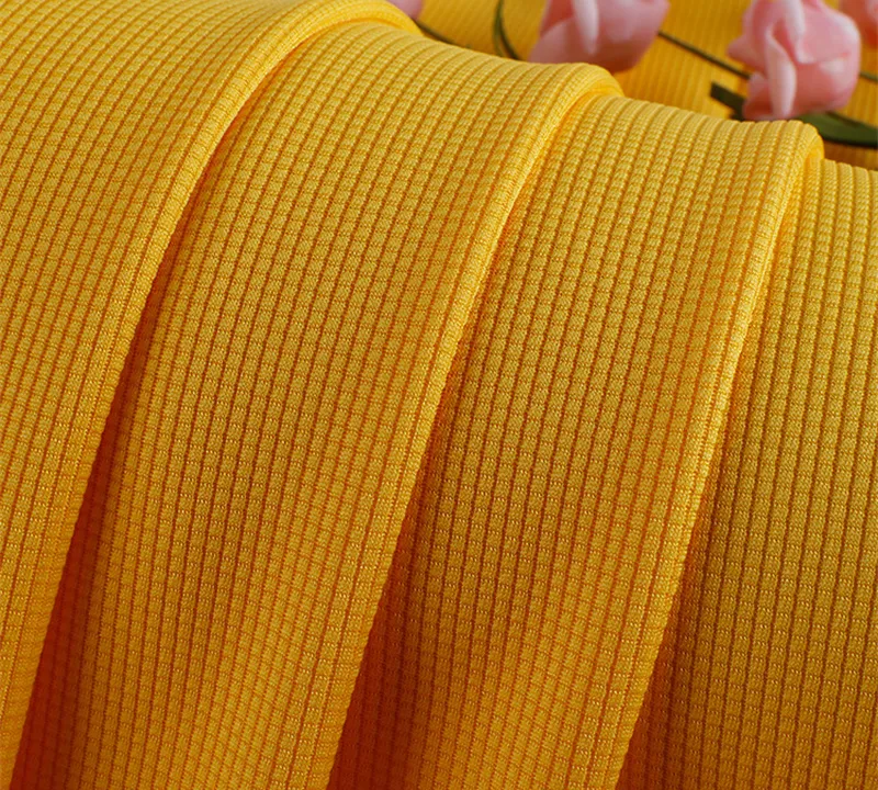 Square mesh quick-dry fabric close-up