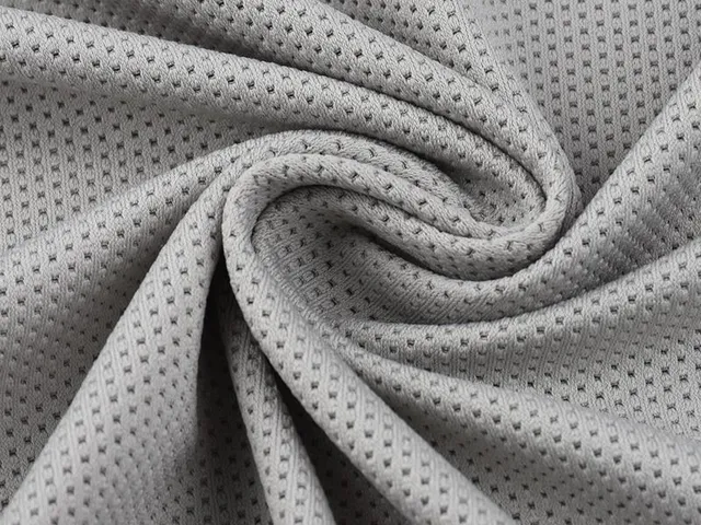 Polyester Spandex Waffle Jacquard Mesh Stretch Fabric HS2243 | Changle Textile
