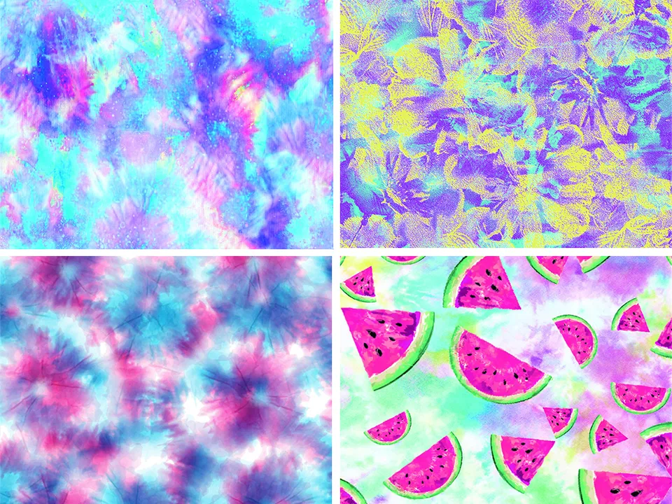 4 Way stretch custom design digital print swimwear fabric gallery 6