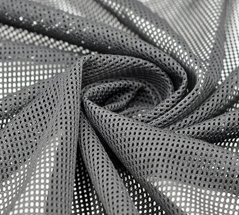 DTY Polyester Perforated Mesh Fabric for Sportswear Lining