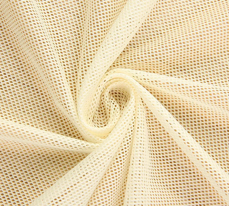DTY Polyester Diamond Mesh Lining Fabric for Jackets