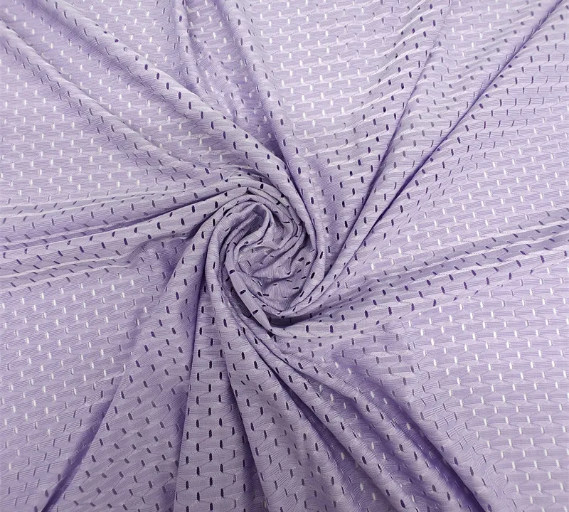 86% Polyester 14% Spandex Stretch Jacquard Mesh Fabric for Sportswear gallery 3