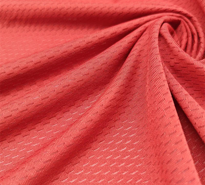 89% Polyester 11% Spandex Jacquard Mesh Fabric for Sports Jerseys gallery 2