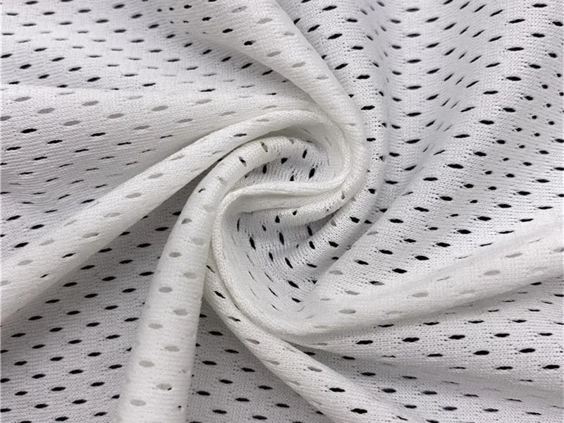 Breathable warp knitting 100% polyester 75D mesh fabric for sportswear