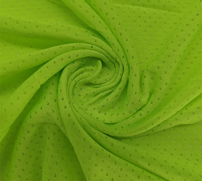 100% Polyester Butterfly Jacquard Mesh Fabric for Sportswear