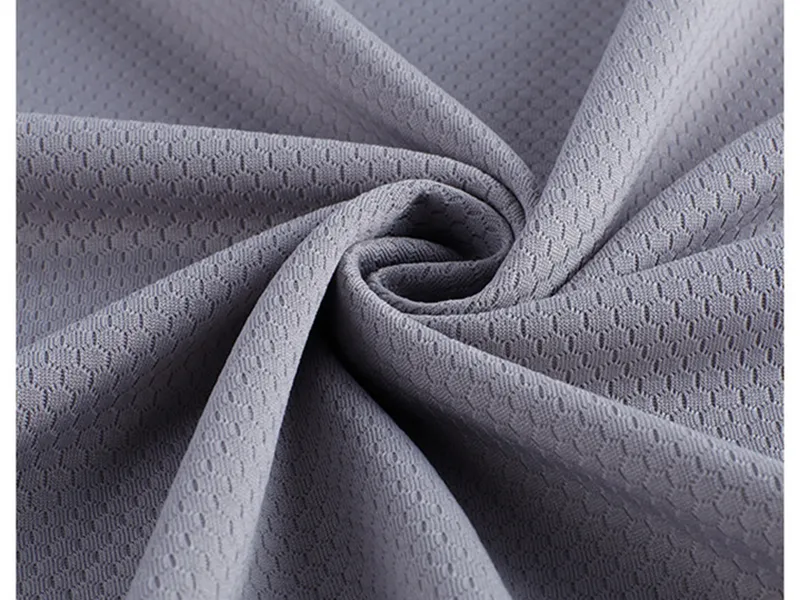 Moisture-wicking polyester football mesh fabric for sportswear
