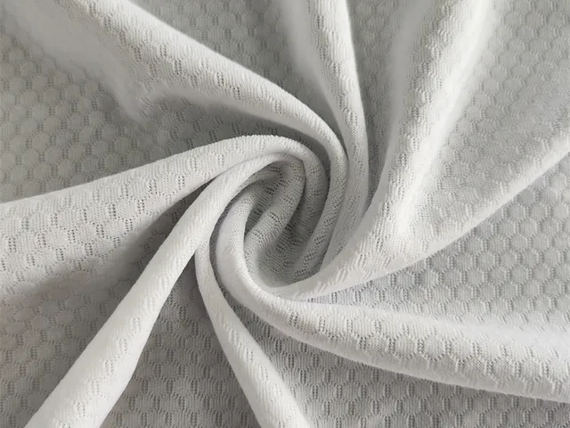 Polyester Lightweight Breathable Football Mesh Fabric for Activewear | Changle Textile