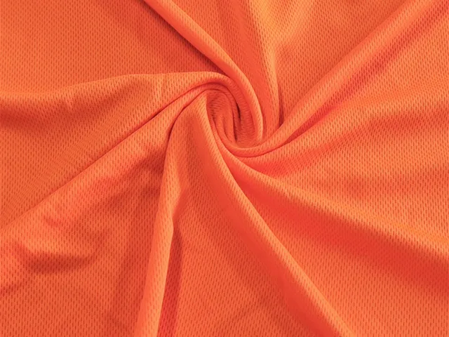 100% Polyester Fluorescent Bird Eye Mesh Fabric HS007 | Changle Textile