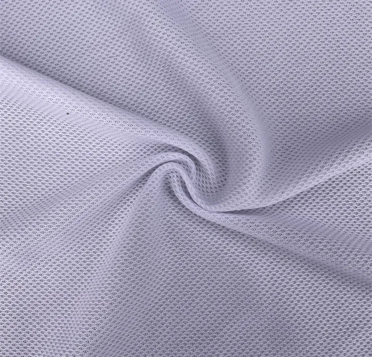 100% Polyester Pique Knit Fabric for Polo Shirts