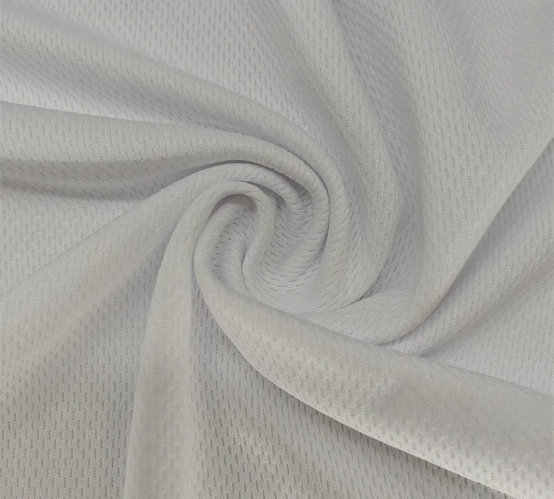 100% Polyester 230 GSM Bird Eye Mesh Fabric for Sports T-Shirts