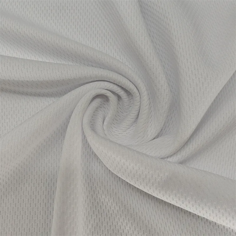 Bird-eye mesh fabric sample for comparison