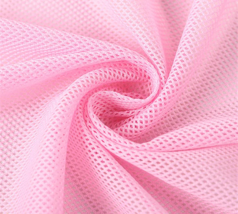 DTY Polyester Diamond Mesh Lining Fabric for Jackets gallery 2