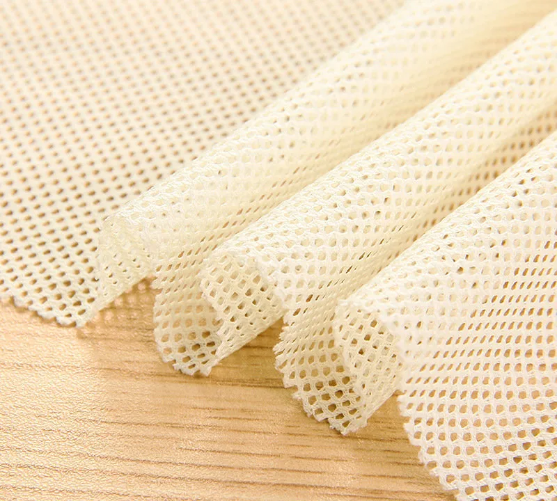 DTY Polyester Diamond Mesh Lining Fabric for Jackets gallery 5
