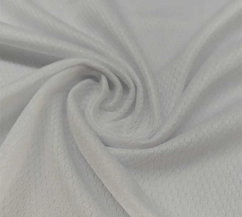 Polyester football jersey mesh fabric for sportswear