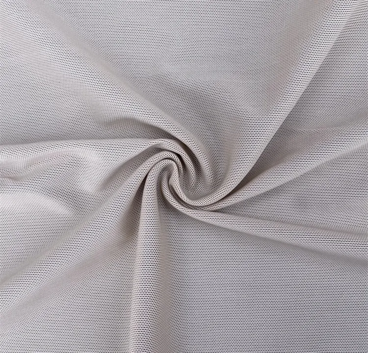 High compression semi dull nylon spandex power mesh fabric