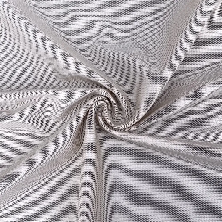 Nylon-spandex power mesh fabric sample for comparison