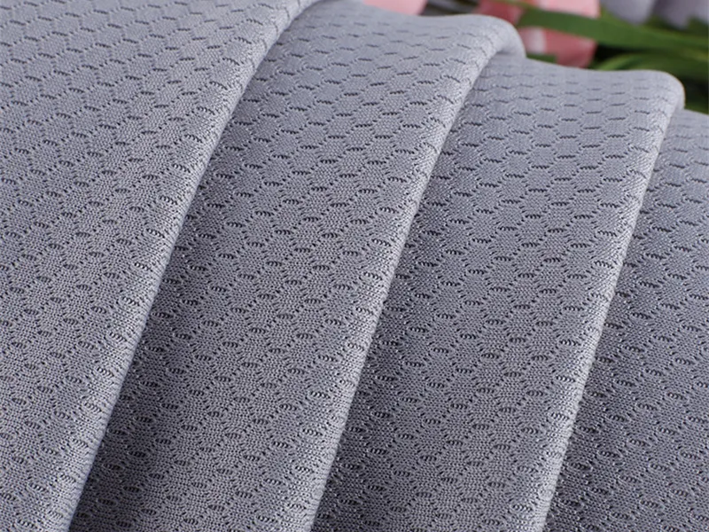 Moisture-wicking polyester football mesh fabric for sportswear gallery 2
