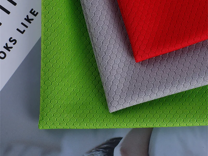 Moisture-wicking polyester football mesh fabric for sportswear gallery 3