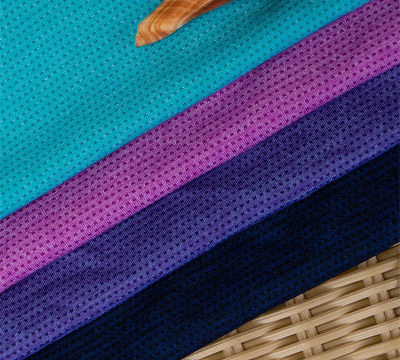 Moisture-Wicking Polyester Spandex Micro Mesh Stretch Fabric gallery 3