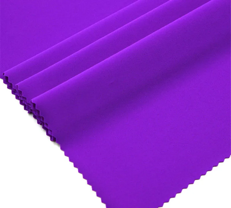 Nylon spandex matte four way stretch tricot fabric