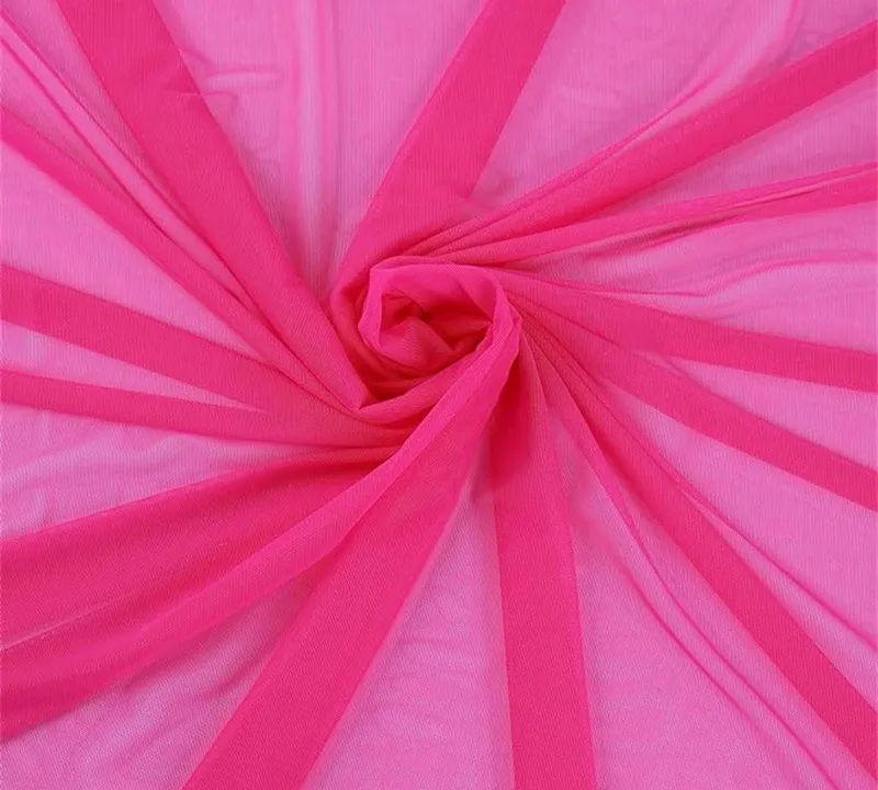 Nylon spandex power mesh soft comfortable stretch tulle fabric gallery 5
