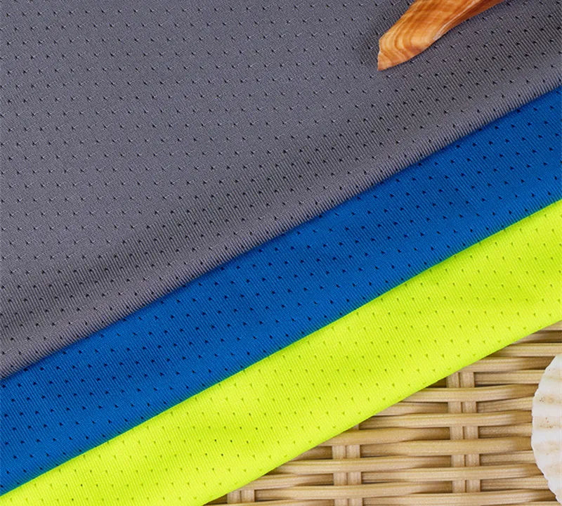 Performance Quick-Dry Polyester Spandex Micro Mesh Fabric gallery 3