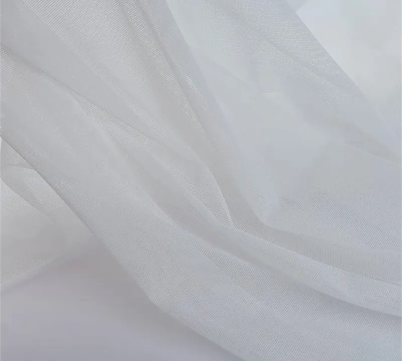 Polyamide spandex stretch lingerie power mesh elastic tulle fabric gallery 2