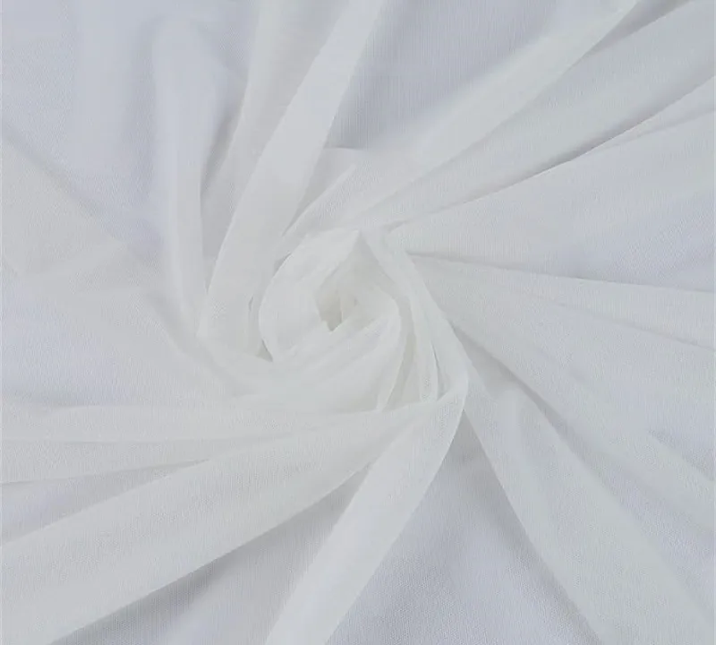 Polyamide spandex stretch lingerie power mesh elastic tulle fabric gallery 3