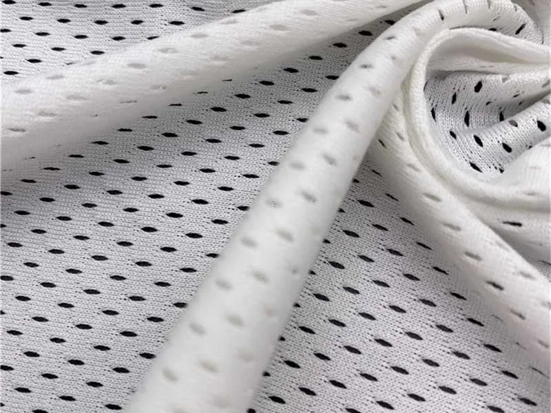 Breathable warp knitting 100% polyester 75D mesh fabric for sportswear gallery 2