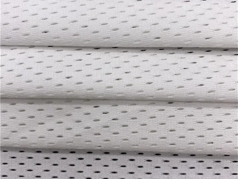Breathable warp knitting 100% polyester 75D mesh fabric for sportswear gallery 4