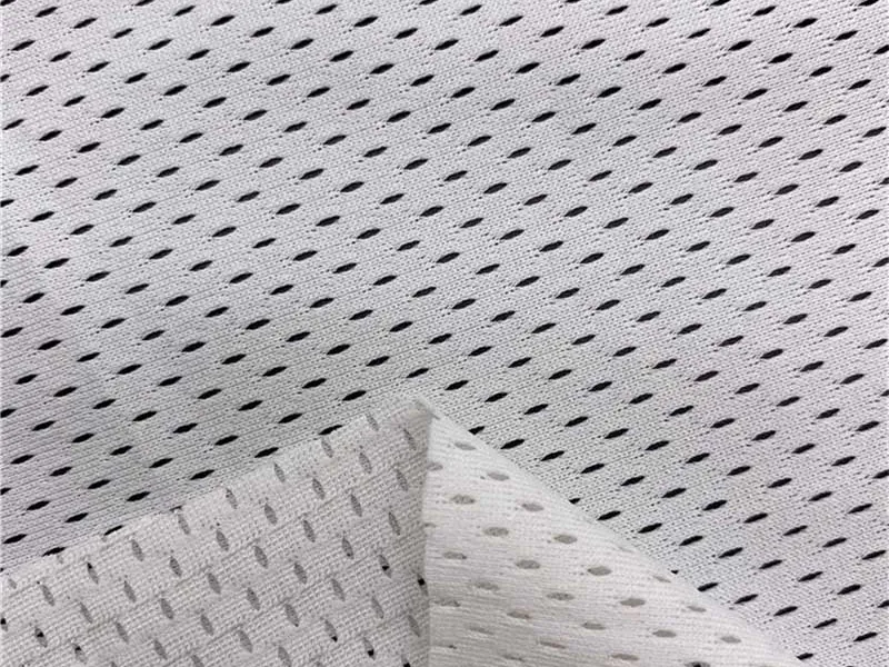 Breathable warp knitting 100% polyester 75D mesh fabric for sportswear gallery 5