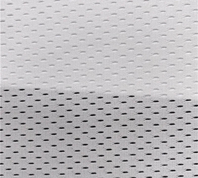 Breathable warp knitting 100% polyester 75D mesh fabric for sportswear gallery 6