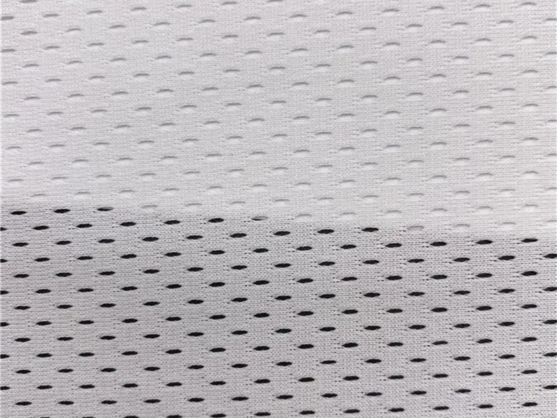 Breathable warp knitting 100% polyester 75D mesh fabric for sportswear gallery 6