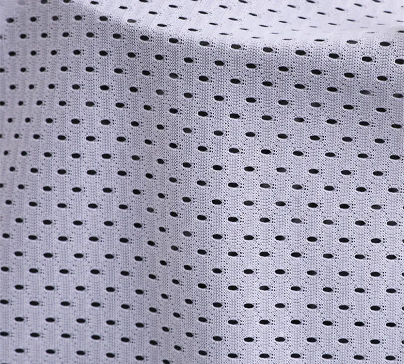 Polyester football eyelet mesh fabric for sports jerseys gallery 3