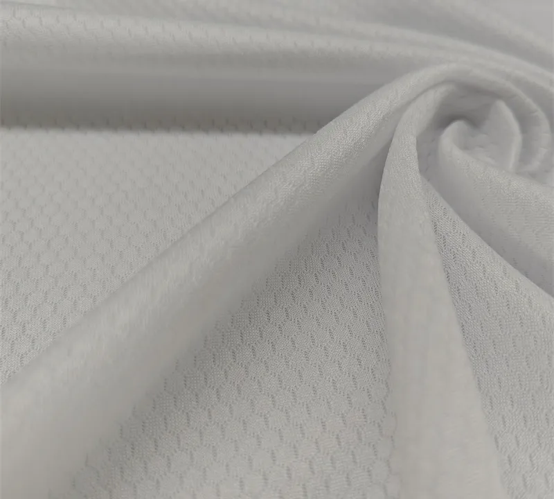 Polyester football jersey mesh fabric for sportswear gallery 2