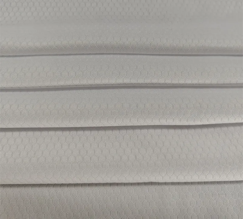 Polyester football jersey mesh fabric for sportswear gallery 4