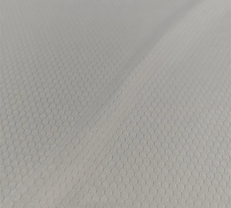 Polyester football jersey mesh fabric for sportswear gallery 5