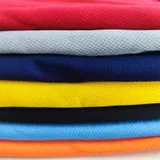 Polyester interlock quick dry bird eye mesh fabric for sport tops