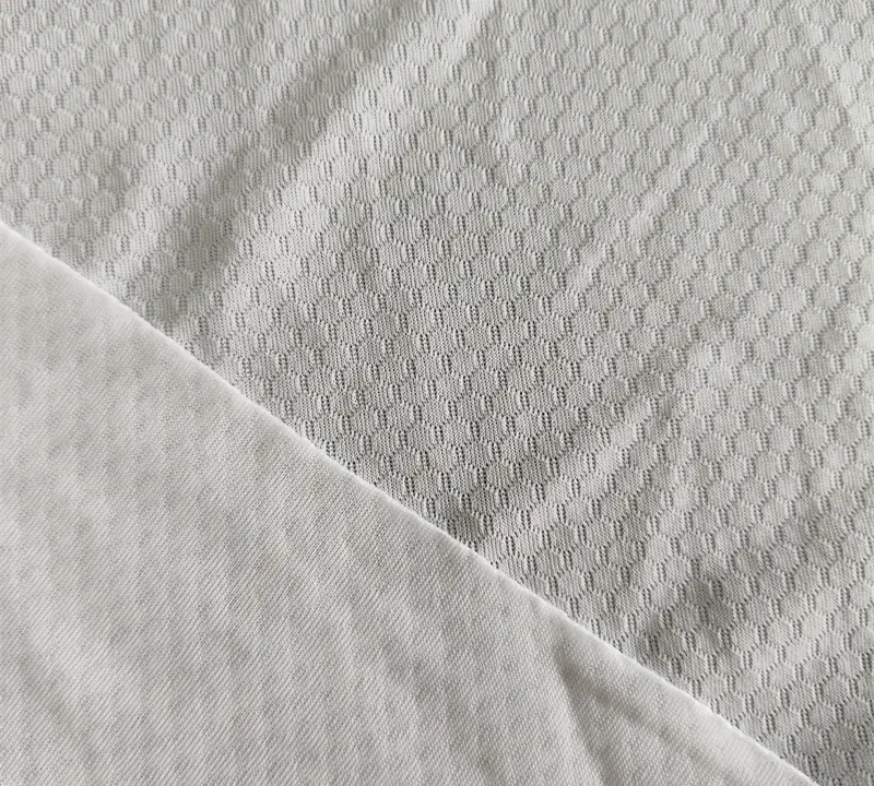Polyester Lightweight Breathable Football Mesh Fabric for Activewear gallery 2