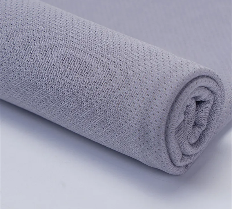 Polyester micro mesh moisture wicking fabric for sports shirts gallery 2